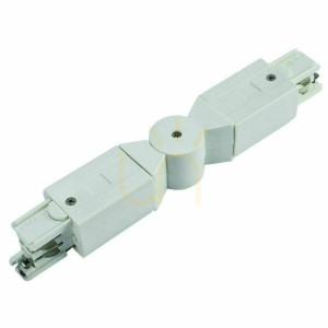 Łącznik L zginany do szynoprzewodu 3F 230V biały Antigo 8122