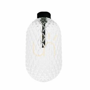 Plafon Antigo Tanpo I czarny 20 cm G9 szklany stalowy 1093
