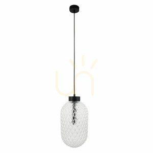 Lampa wisząca Antigo Tanpo I Z czarna 20 cm G9 5208