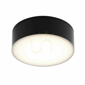 Plafon LED Antigo Tottori czarny IP44 10 cm 3000K 8056