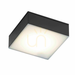 Plafon LED Antigo Tottori IL czarny IP44 10x10 cm 3000K 8057