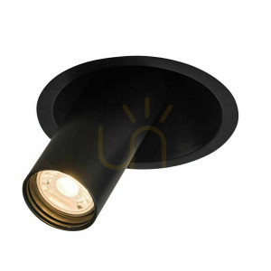 Oprawa wpuszczana Antigo Yakumo 7806 czarna GU10 LED 1-punktowa