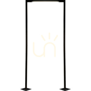 Lampa stojąca zewnętrzna Antigo Taketa 214 cm antracyt 9929