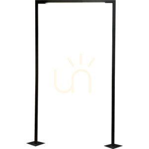Lampa stojąca ogrodowa Antigo Taketa antracyt 214 cm 9930
