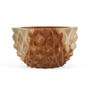 Miska dekoracyjna BAZAR BIZAR Teak Root Collection z drewna tekowego S