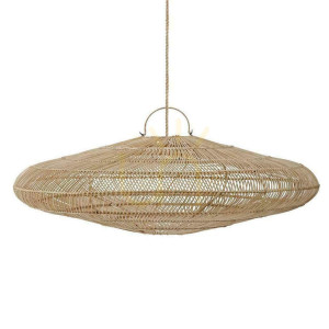 Lampa wisząca BAZAR BIZAR Macaron naturalna XL rattan Oversized Collection