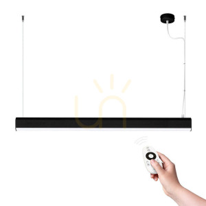 Lampa wisząca FARGE czarna LED 3000K - THORO