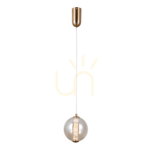 Złota Lampa Wisząca Butero LED