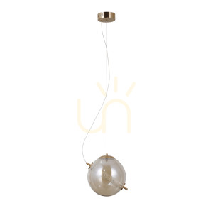 Złota Lampa Wisząca Nola LED