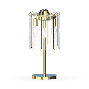 Lampa stołowa Zuma Line NIRA MT3523-3S-EGN E14