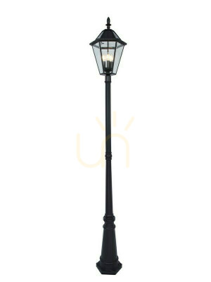 Słupek oświetleniowy Lutec London Solar 6951301189 brązowy 3-punktowy E12 31 cm
