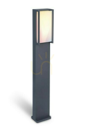 Słupek oświetleniowy Lutec Qubo 7193003118 LED 16W antracyt 75 cm RGB CCT