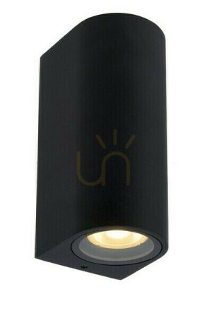 Kinkiet Zewnętrzny Lucide ZARO Czarny Aluminium IP44 LED GU10 2x35W 69801/02/30