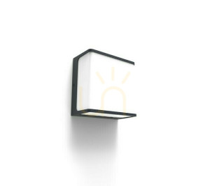 Kinkiet zewnętrzny Lutec DOBLO 5105003125 LED 24W antracyt 15x15 cm