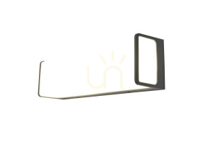 Kinkiet zewnętrzny Lutec DOBLO 5107401125 LED 34W szary 35 cm IP54