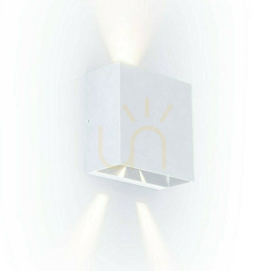 Kinkiet zewnętrzny Lutec GEMINI BEAM 5104003032 biały LED 10W IP54
