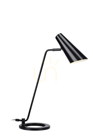 Lampa stołowa Markslojd Cal czarna metalowa 50 cm 106781