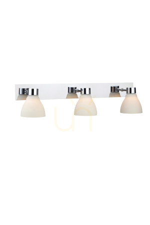 Kinkiet łazienkowy Markslojd Cassis 3-punktowy biały IP44 50 cm 106370