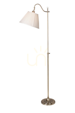 Lampa podłogowa Markslojd Charleston 105921 beżowa patyna 1-punktowa 167 cm