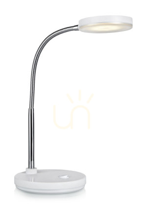 Lampa stołowa Markslojd FLEX LED 5W biała metalowa 40 cm 106466