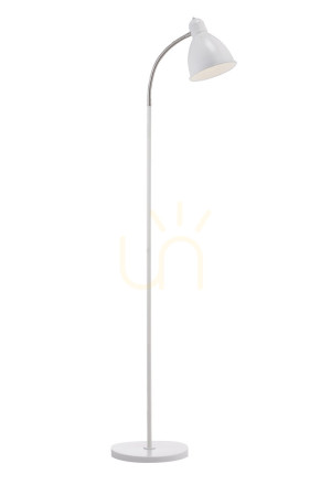 Lampa podłogowa Markslojd NITTA 104841 biała metalowa skandynawska 145 cm