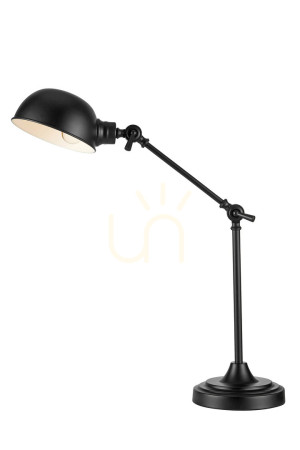 Lampa stołowa Markslojd Portland 108584 czarna metalowa 1x40W