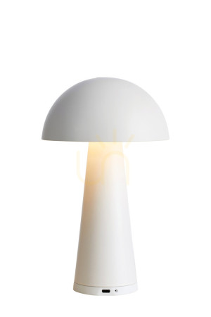 Lampka biurkowa Markslojd Fungi 108656 biała LED 1,5W 26,5 cm