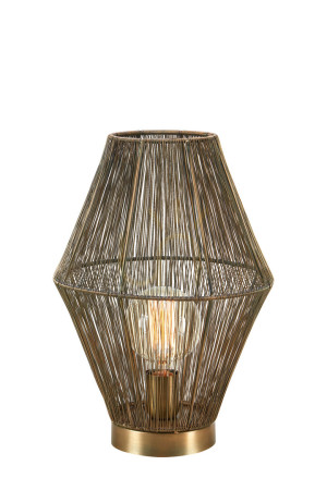 Lampa stołowa Markslojd Casa 108665 antyczny mosiądz 38 cm