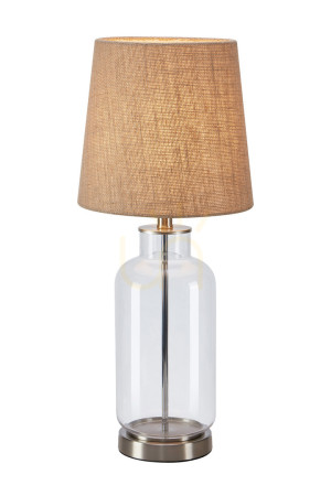 Lampa stołowa Markslojd Costero 108694 naturalna juta szkło 60 cm