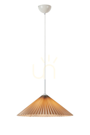 Lampa wisząca Markslojd Plisado 50 cm beżowa 108710