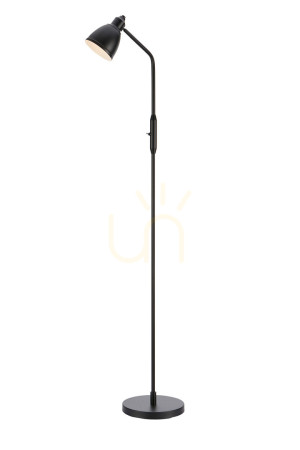Lampa podłogowa Markslojd STORY 108713 czarna metalowa 1x40W