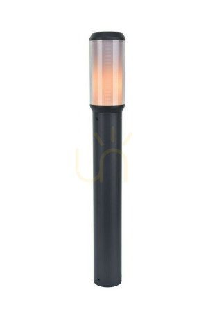 Słupek oświetleniowy ogrodowy Lutec Heros 7288201118 szary 70 cm IP54