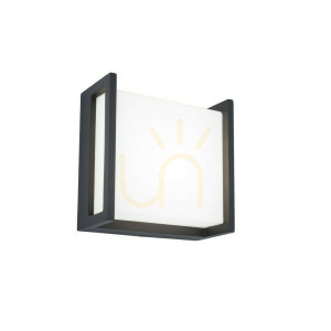 Kinkiet zewnętrzny Lutec Qubo 5195404118 LED 9,5W 4000K szary