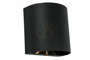 Kinkiet zewnętrzny Lutec Gemini Beams 5104006012 LED 10W czarny matowy