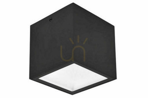 Plafon zewnętrzny Lutec GEMINI 6389102012 LED 7W czarny mat 8,5 cm