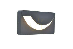 Kinkiet zewnętrzny LED Lutec LUPS 6402801118 szary aluminiowy 14W IP54
