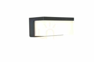 Kinkiet zewnętrzny LED Lutec Zelna Hybrid szary 9W IP54 6912401345