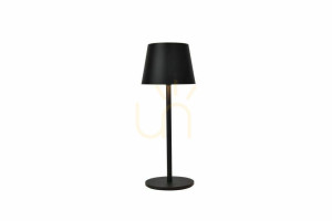Lampa zewnętrzna stojąca Lutec Roble 8500601012 LED czarna 28 cm aluminium