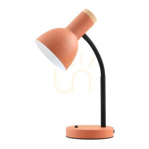 Pomarańczowa Lampka na biurko Senza E27