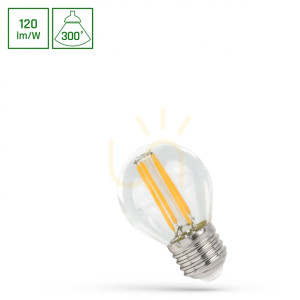Led Kulka E 27 230 V 5,5 W Cog Ww Clear Spectrum