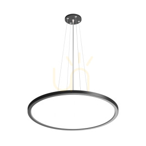 Czarna Lampa Wisząca Manito