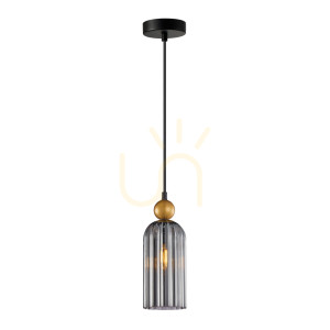 Złota Lampa Wisząca Narisa E27
