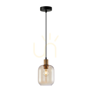 Złota Lampa Wisząca Norlis E27