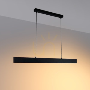 Liniowa lampa zwieszana HARTO/Z 155A L-1170 Czarny struktura