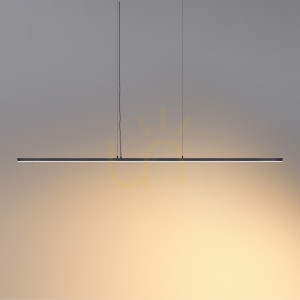 Liniowa lampa zwieszana SLIMA/Z 122B L-1210 Czarny struktura