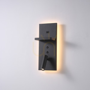 Lampa ścienna HOTELS 417H Czarny