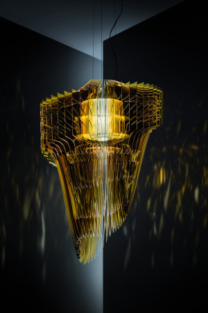 Lampa Wisząca Slamp Aria Gold Small