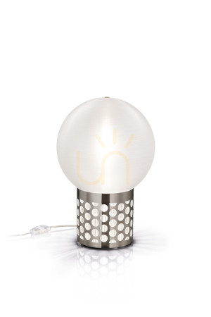 Lampa Nowoczesna Slamp Atmosfera Table Medium Pewter