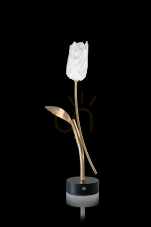 Lampa Nowoczesna Slamp Tulip Battery Black Base