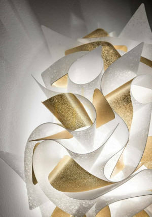 Lampa Sufitowa Slamp Veli Aurea Ceiling/Wall Medium White/Gold